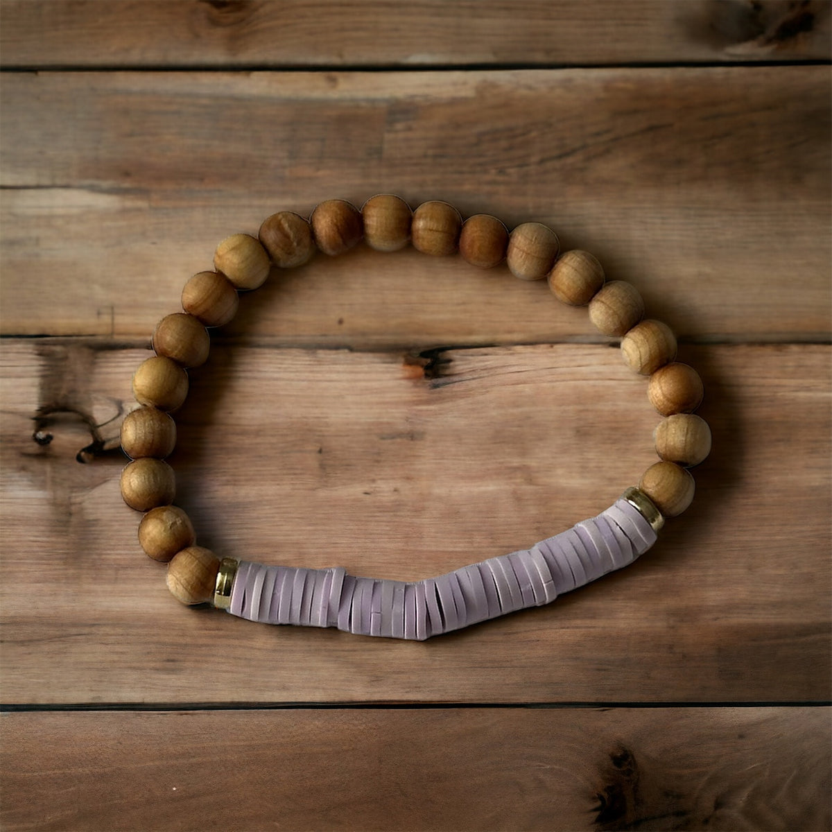 boho clay bracelets