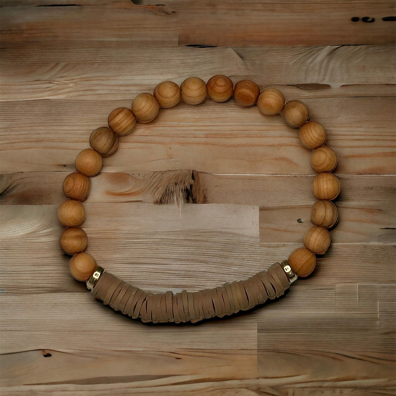 boho clay bracelets